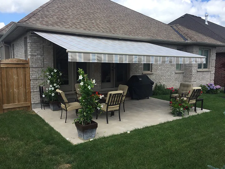 Beautiful Installed Roller Awning