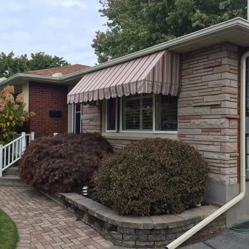 Traditional Window Awning on Home