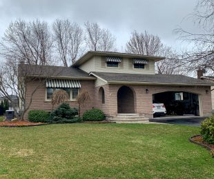 Traditional Window Awning on Home