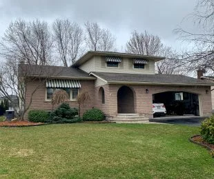 Traditional Window Awning on Home