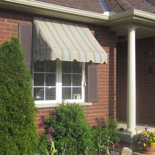 Traditional Window Awning on Home